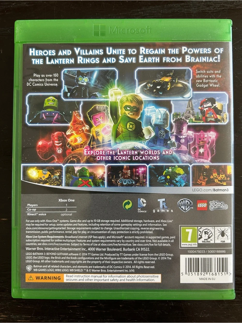 4 Lego Xbox One games-Worlds, City Undercover, The Lego Movie Game and Batman 3